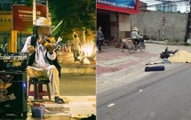 nghe si duong pho 82 tuoi o hai phong bi xe container tong tu vong