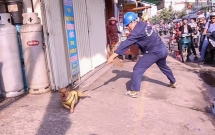 sau dep lan chiem via he ong doan ngoc hai muon bat cho tha rong o trung tam sai gon