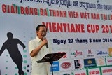 giai bong da thanh nien viet nam tai lao quyen gop quy tu thien