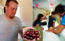 to mo an thu hat cherry nguoi dan ong suyt tra gia bang tinh mang do trung kich doc