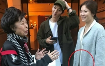 song hye kyo lo bung to bat thuong khi xuat hien cung song joong ki