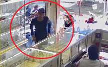 clip nam thanh nien gia vo vao mua vang roi giat day chuyen bo chay