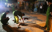 ha noi mau thuan lam an rut sung ban nhau giua dem truoc ben xe khach my dinh