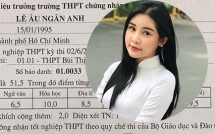 lo bang diem tot nghiep va thanh tich hoc tap cua le au ngan anh