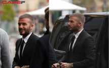 hot david beckham vua xuat hien day phong do va dang cap tai su kien ra mat o to vinfast o paris