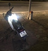 tuan tra kiem soat giao thong phat hien xe may bo quen tren via he