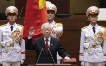 phat bieu nham chuc cua tong bi thu chu tich nuoc nguyen phu trong