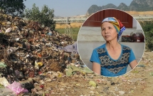 nguoi phu nu nhat rac tim thay chau be 20 ngay tuoi bi bat coc thi the chau trong bao tai co viet ten bo va so dien thoai gia dinh