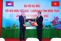 hoi huu nghi viet nam campuchia tinh dong thap lam tot vai tro cau noi doan ket huu nghi