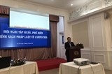 Bộ TT&TT phổ biến chính sách pháp luật về Campuchia cho phóng viên, biên tập viên