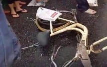 hue xe tai cho dam go tong xe dap dien be gai 11 tuoi tu vong thuong tam