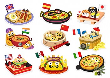 Vòng quanh thế giới với những món ăn tiêu biểu của nhiều quốc gia