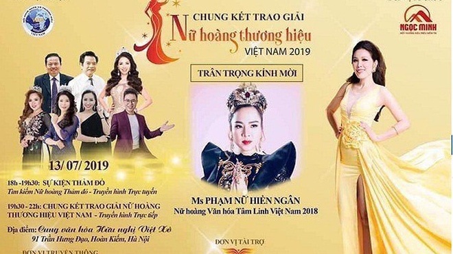 Sở VHTT Hà Nội thanh tra cuộc thi "Nữ hoàng thương hiệu"