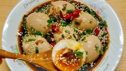 cach lam trung ga ngam xi dau la mieng thom ngon