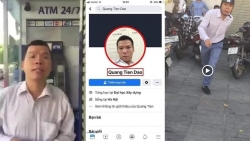 xon xao clip nguoi dan ong hanh hung 2 ba chau vi khong rut duoc tien