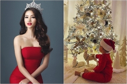 pham huong bat ngo khoe con trai hhen nie gui loi chuc mung