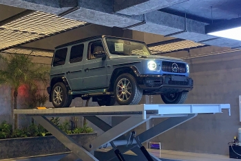 mercedes amg g63 hang hiem da ve garage cua cuong do la