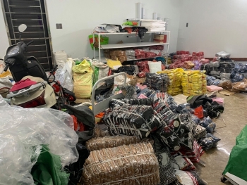 xu phat hon 300 trieu dong doi voi kho hang thoi trang nhap lau cuc lon tai quang ninh