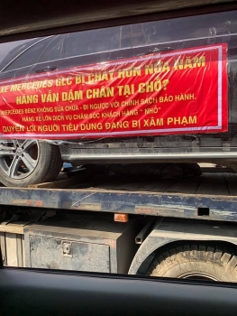 chiec mercedes glc boc chay hoi thang 6 duoc mang di dieu hanh giua pho