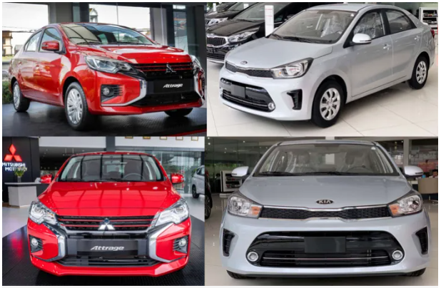 Sedan hạng B giá rẻ: Chọn Mitsubishi Attrage hay KIA Soluto?