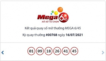 ket qua xo so mega 645 ngay 187 gan 14 ty dong cho chu nhan