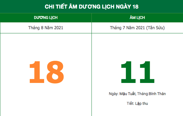 lich am hom nay 1882021 khong nen lam gi trong ngay thu tu