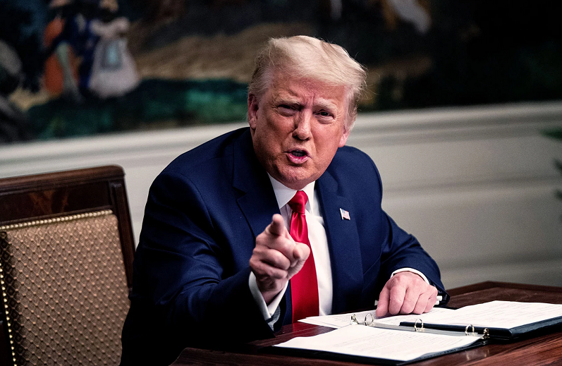 tong thong trump lan dau len tieng ve vu tan cong mang quy mo lon o my