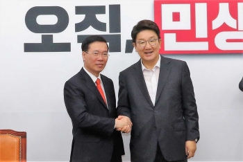 Thường trực Ban Bí thư Võ Văn Thưởng tiếp tục các hoạt động thăm Hàn Quốc