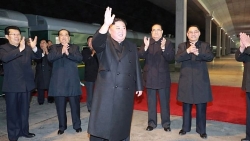 Hồi hộp dõi theo hỏa xa chở ông Kim Jong Un tới Nga