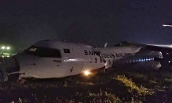 Máy bay trượt đường băng ở Myanmar, 17 người nhập viện