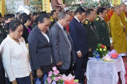 Tưởng niệm, tri ân các anh hùng liệt sĩ Việt Nam và Lào