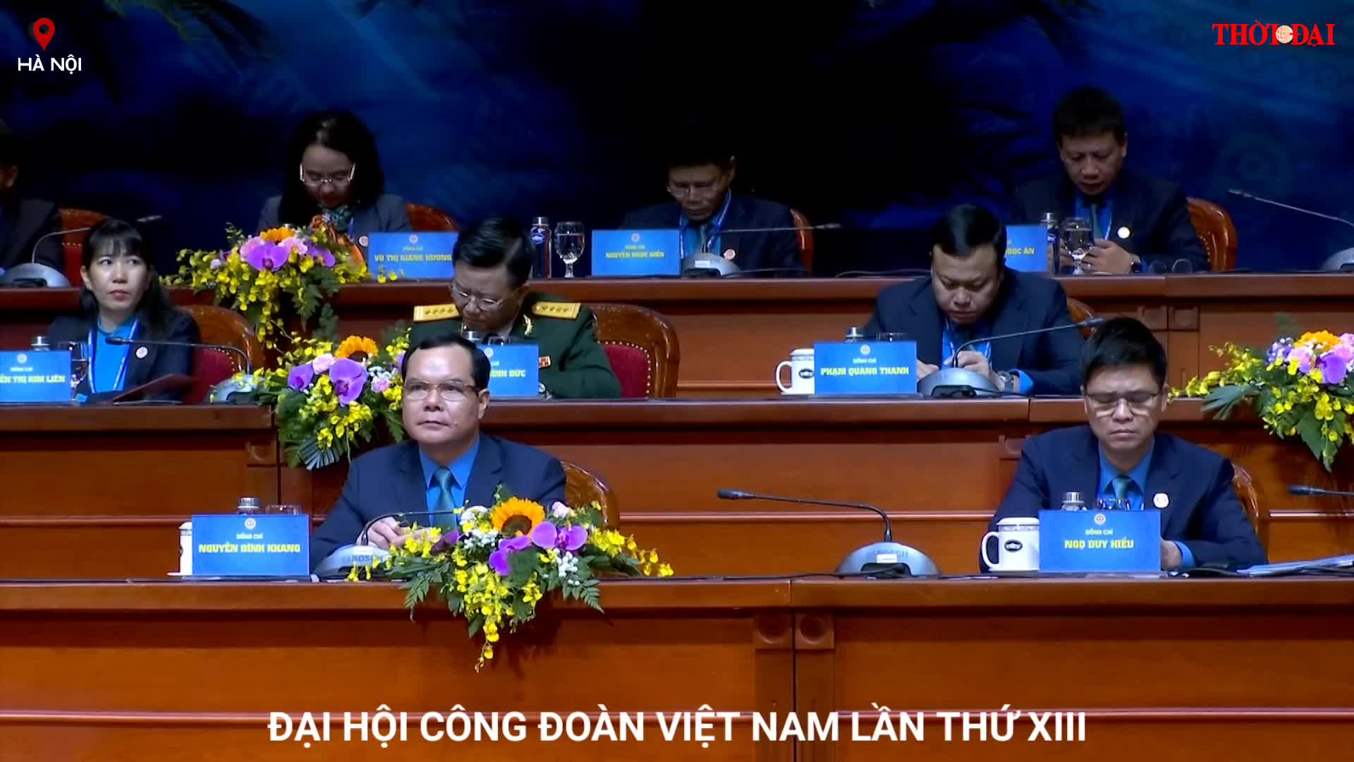 Ngày làm việc đầu tiên của Đại hội Công đoàn Việt Nam lần thứ XIII